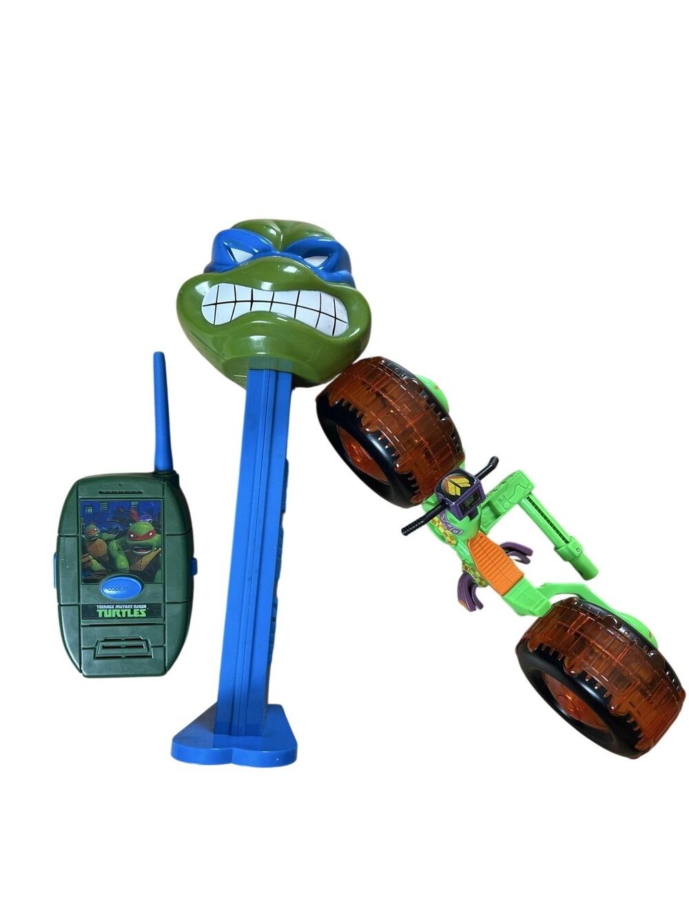Teenage Mutant Ninja Turtles Leonardo Head Launcher Remote Vehicle Toy W/Remote